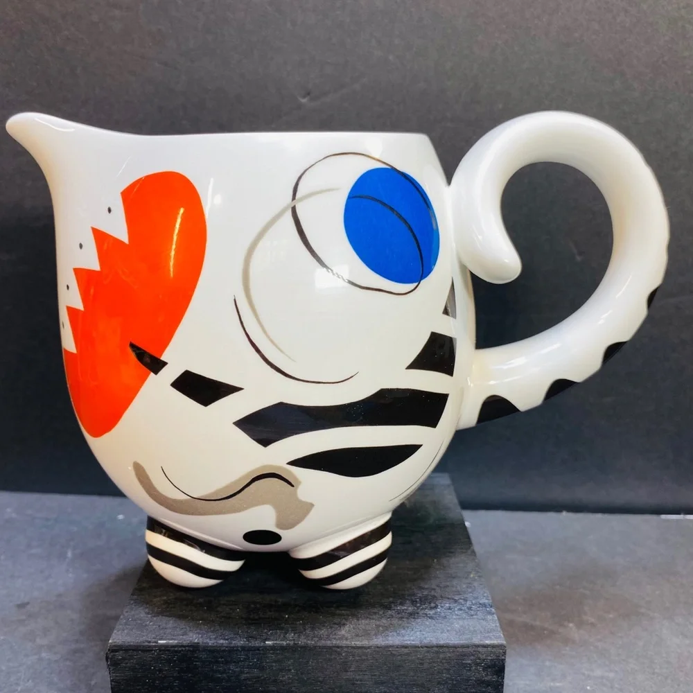 Villeroy & Boch ANIMAL PARK Jug Pitcher Made In France Rare 5 & 3/4” Tall EUC - Picture 6 of 11